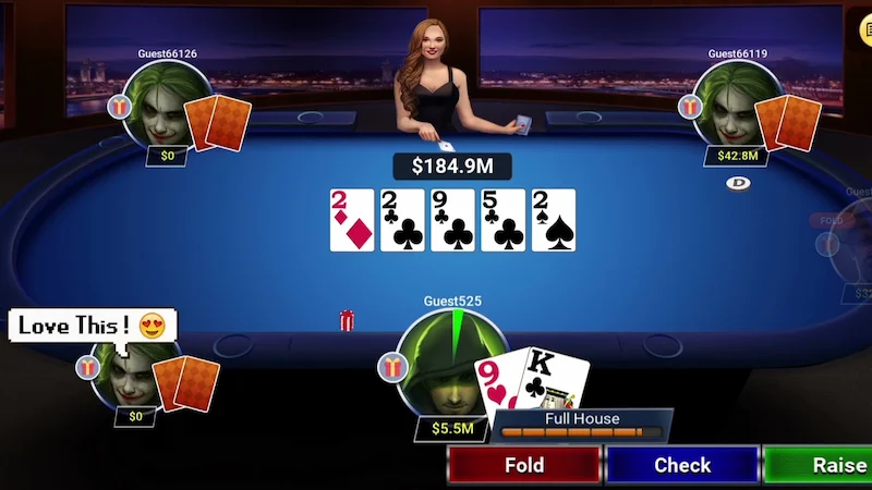 Phiên bản Poker Omaha hấp dẫn